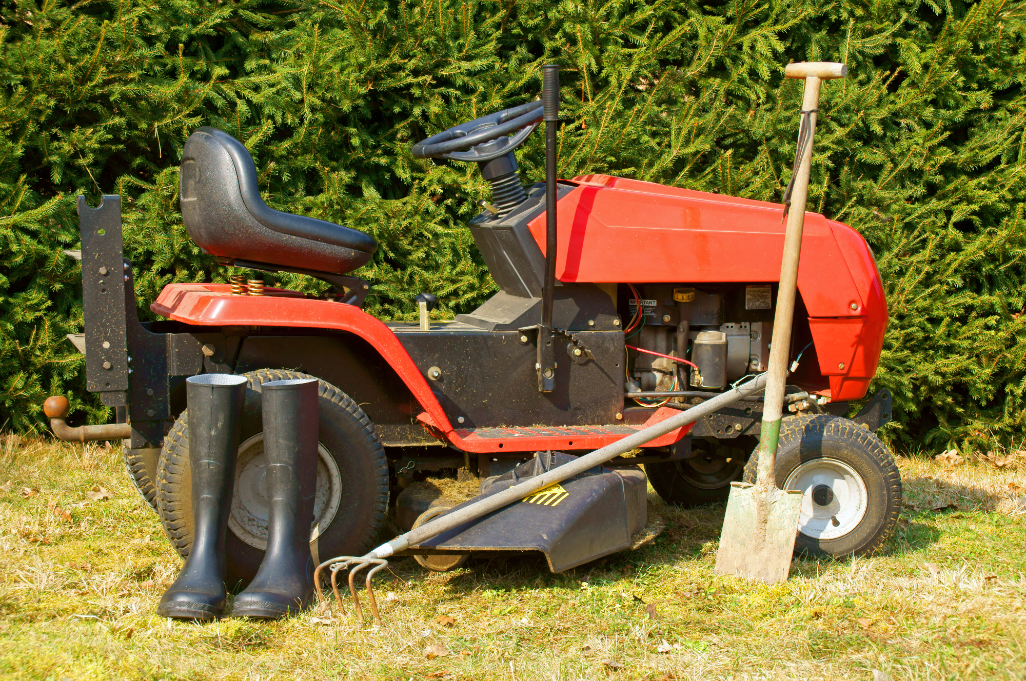 Najprej napor, potem pa vrtni traktor za užitek